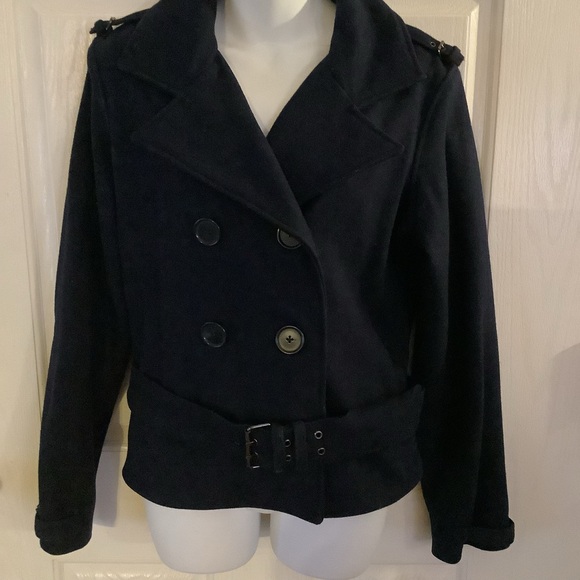 Peacoat - Old Navy brand peacoat, Navy color, size large - Picture 7 of 14